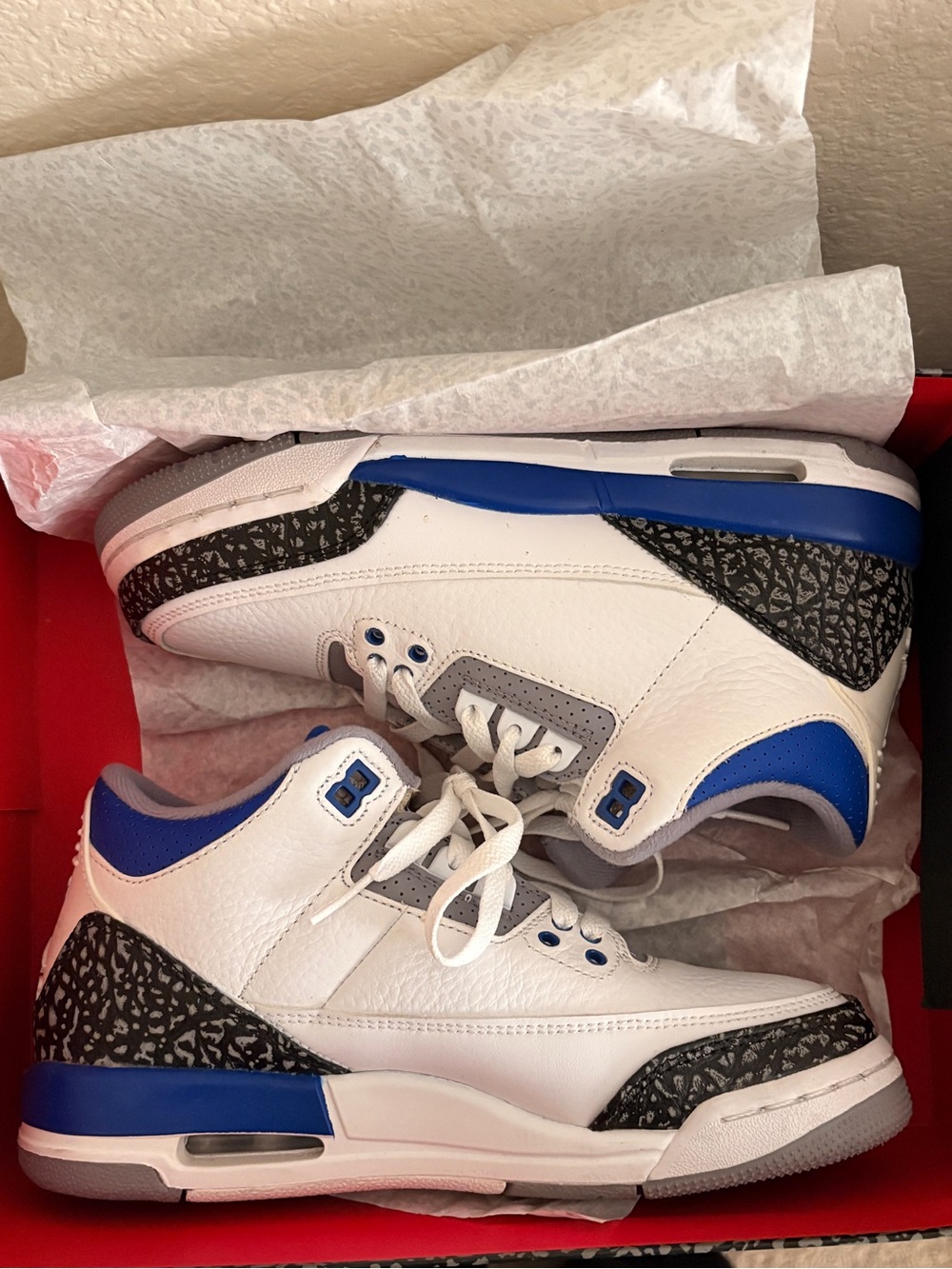 Jordan 3 Retro Racer Blue - Picture 2 of 3